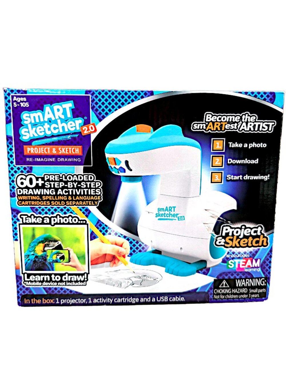 Flycatcher Smart Sketcher 2.0 Projector, Drawing and Tracing Projector for Kids